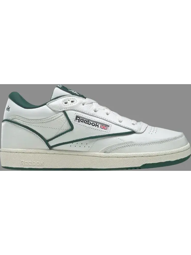 Кроссовки club c mid 2 'chalk dark green' Reebok — изображение 1 из 1, белый
