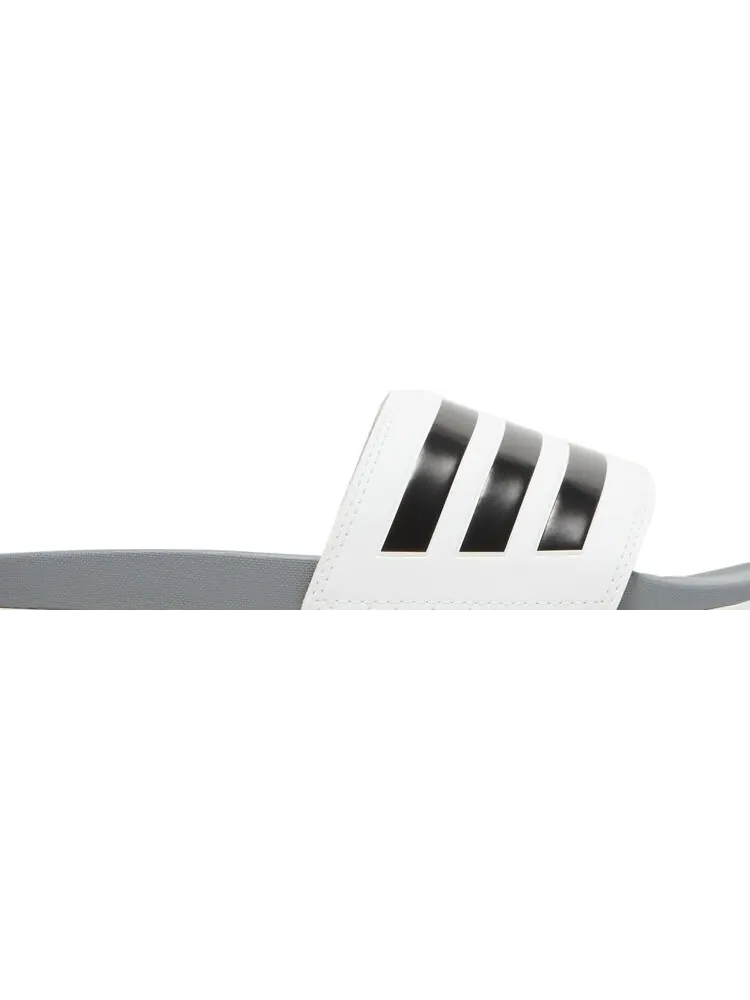 Шлепанцы мужские Adidas Adilette Comfort Slide с полосками — изображение 2 из 8, белый