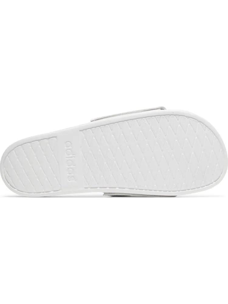 Шлепанцы мужские Adidas Adilette Comfort Slide с полосками — изображение 4 из 8, белый