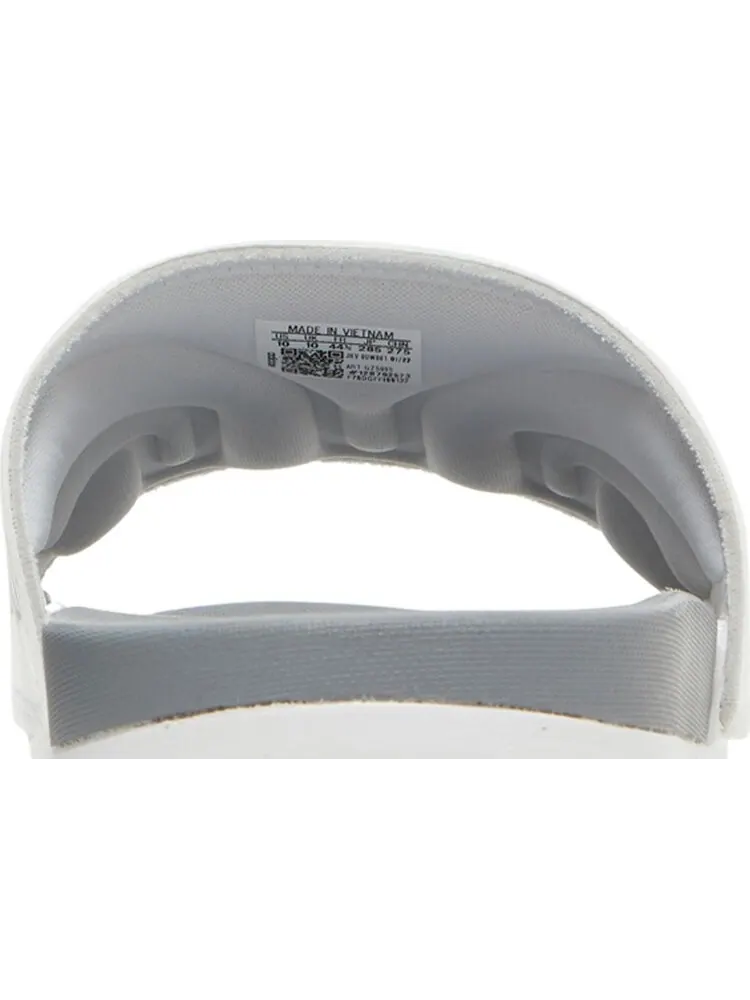 Шлепанцы мужские Adidas Adilette Comfort Slide с полосками — изображение 7 из 8, белый