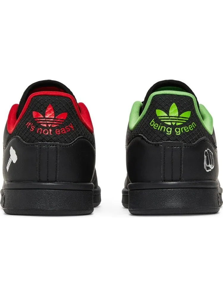 Кроссовки Adidas Marvel x Stan Smith 'Hulk' — изображение 6 из 8, черный