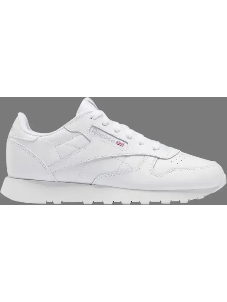 Кроссовки classic leather big kid 'triple white' Reebok — изображение 1 из 1, белый