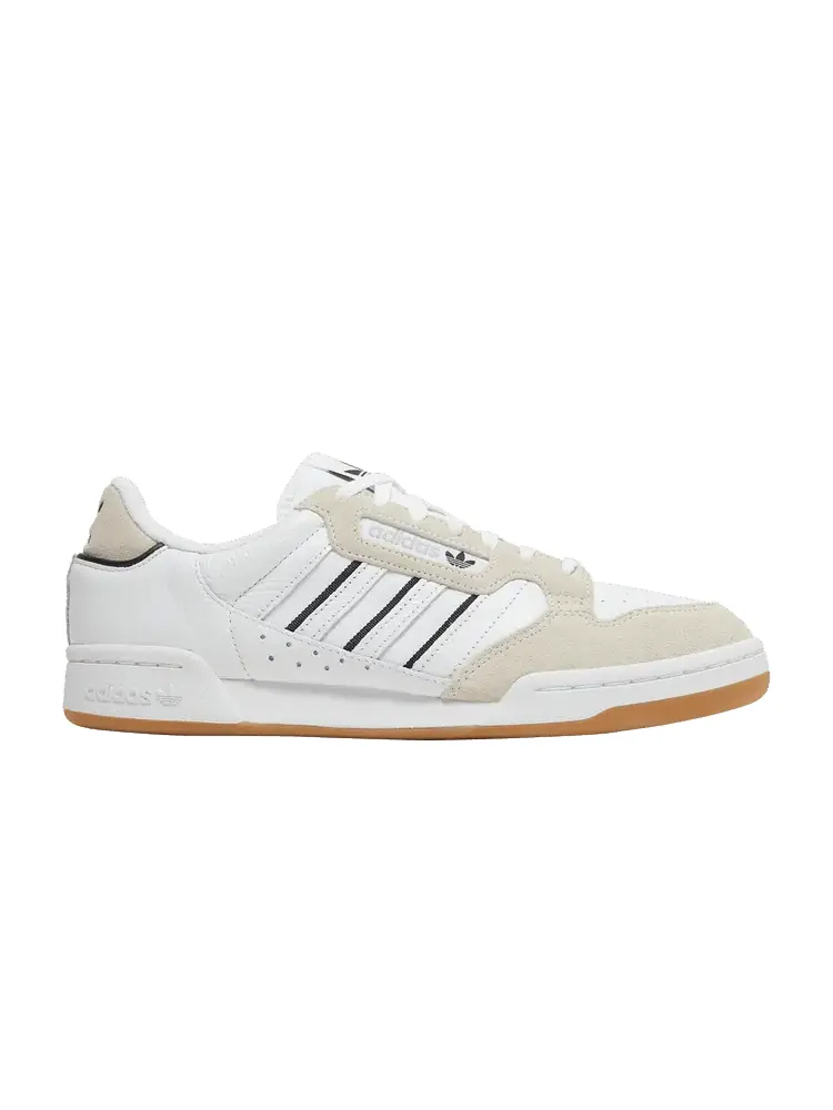 Кроссовки adidas Continental 80 Stripes 'Cloud White' — изображение 1 из 9, белый/черный/белый