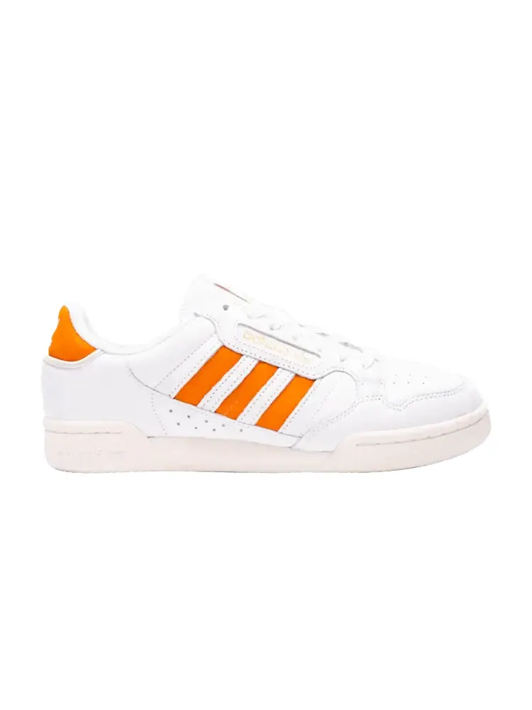 Кроссовки adidas Continental 80 Stripes 'White Orange Rush' — изображение 1 из 1, белый/оранжевый/белый