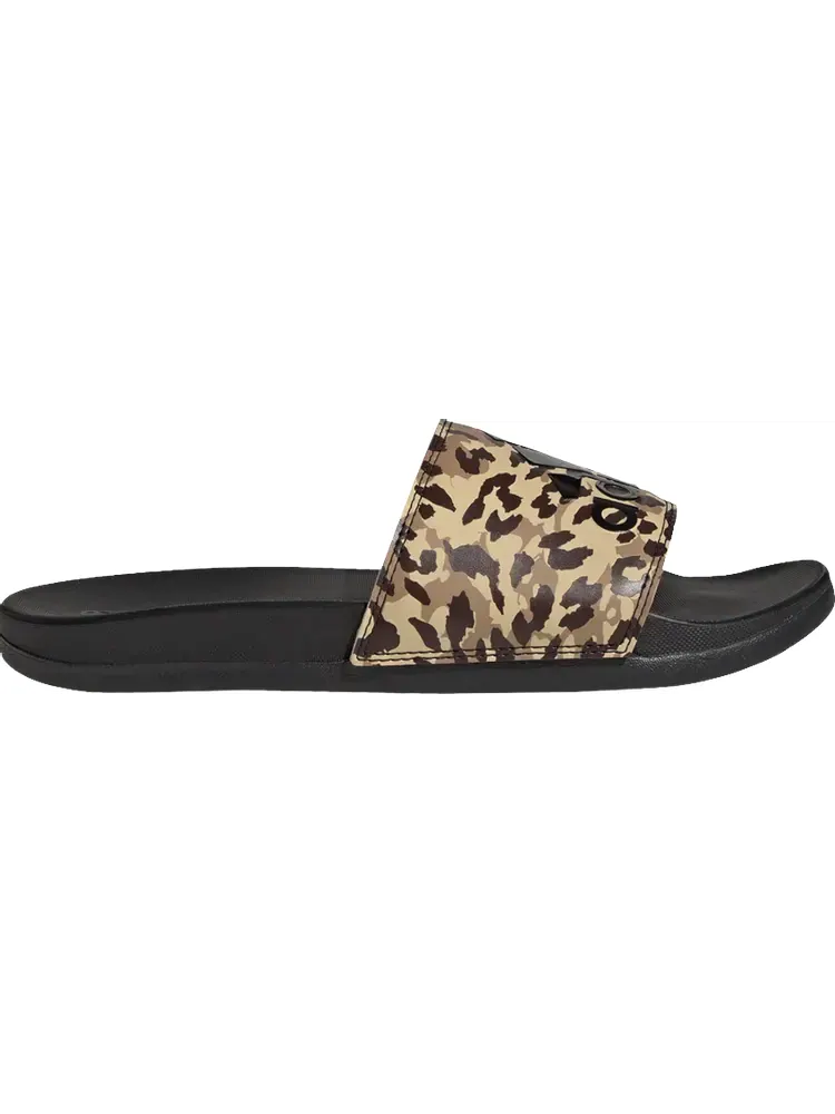 Сандалии Adidas Wmns Adilette Comfort Slide 'Camo' — изображение 1 из 1, черный