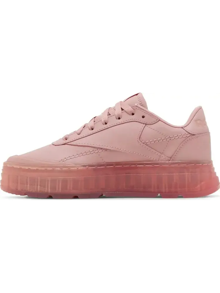 Кроссовки wmns club c double geo 'smokey rose' Reebok — изображение 3 из 8, розовый