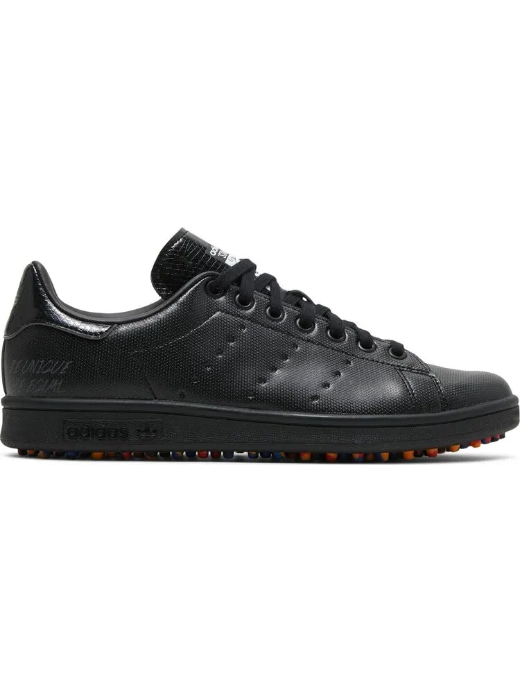 Кроссовки Adidas Stan Smith Primegreen LE Spikeless Golf 'Triple Black' — изображение 1 из 8, черный