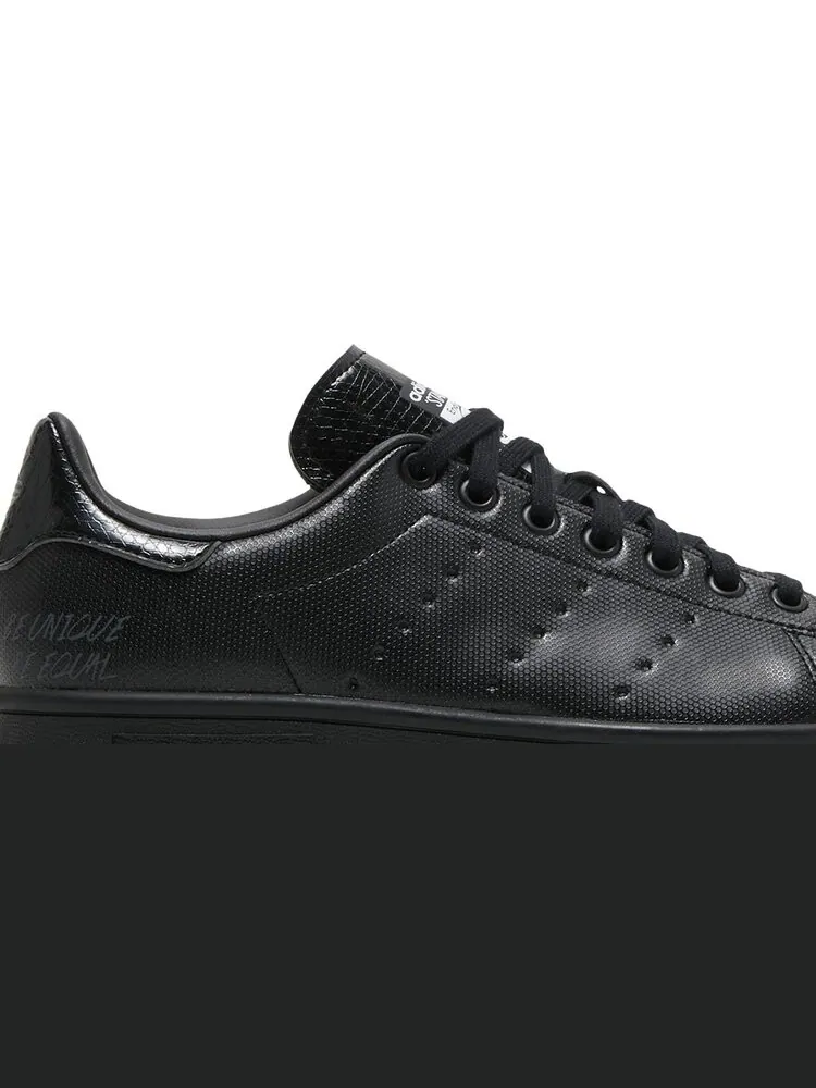 Кроссовки Adidas Stan Smith Primegreen LE Spikeless Golf 'Triple Black' — изображение 2 из 8, черный