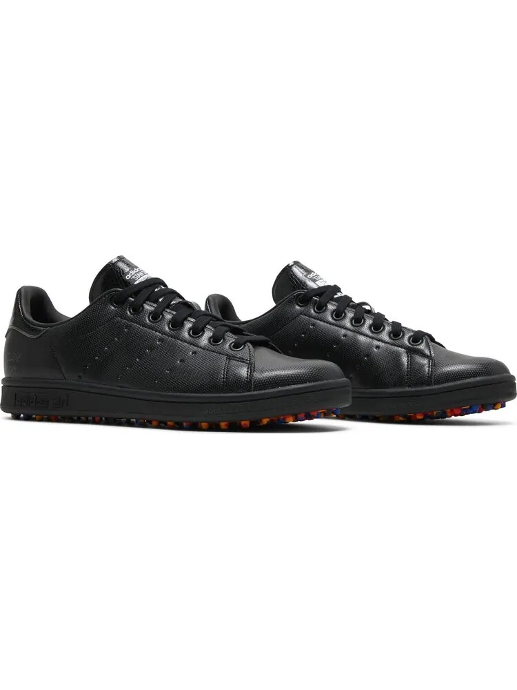 Кроссовки Adidas Stan Smith Primegreen LE Spikeless Golf 'Triple Black' — изображение 8 из 8, черный