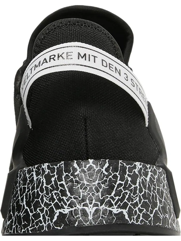 Кроссовки Adidas NMD_R1 V2 'Crackled - Black Carbon' — изображение 7 из 8, черный