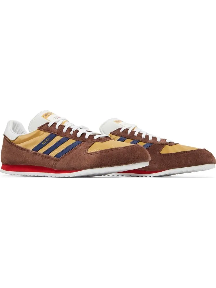 Кроссовки Adidas Noah x Vintage Runner 'Brown Dark Blue' — изображение 8 из 8, коричневый