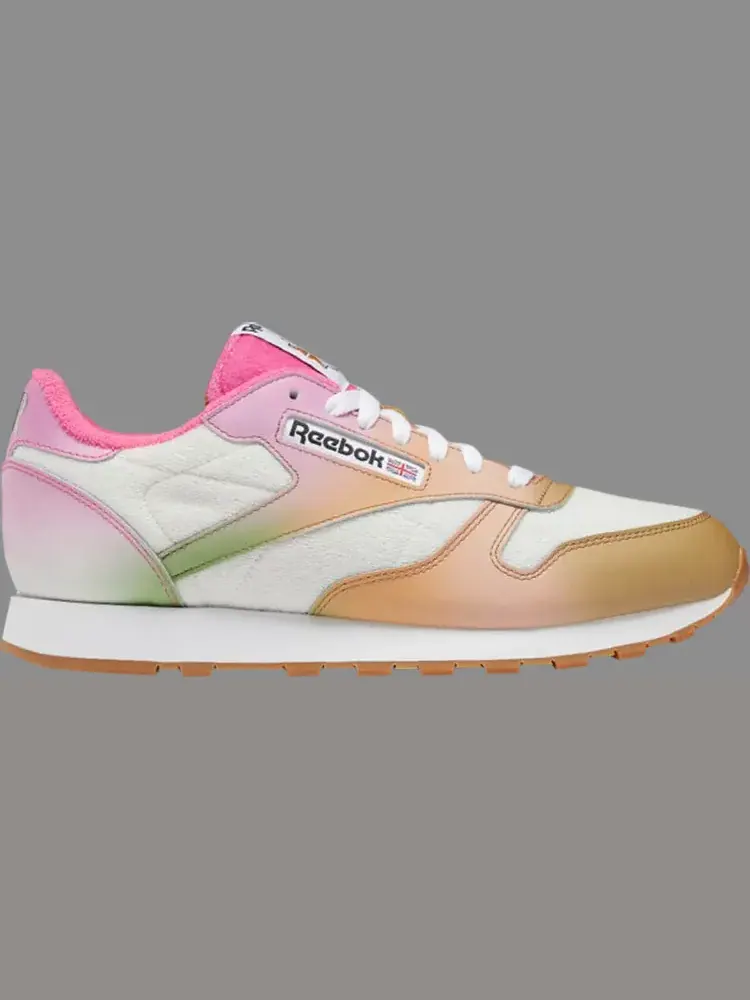 Кроссовки daniel moon x classic leather 'atomic pink radiant ochre' Reebok, апельсин — изображение 1 из 1, оранжевый