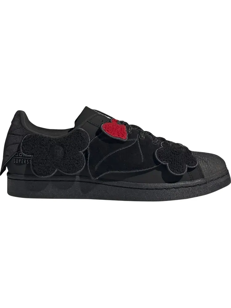 Кроссовки Adidas Melting Sadness x Superstar — изображение 1 из 1, черный