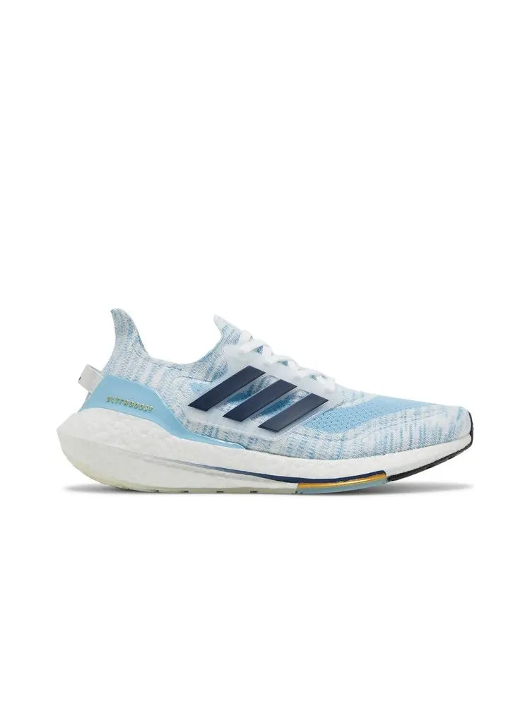 Кроссовки adidas UltraBoost 21 'White Clear Blue' — изображение 2 из 9