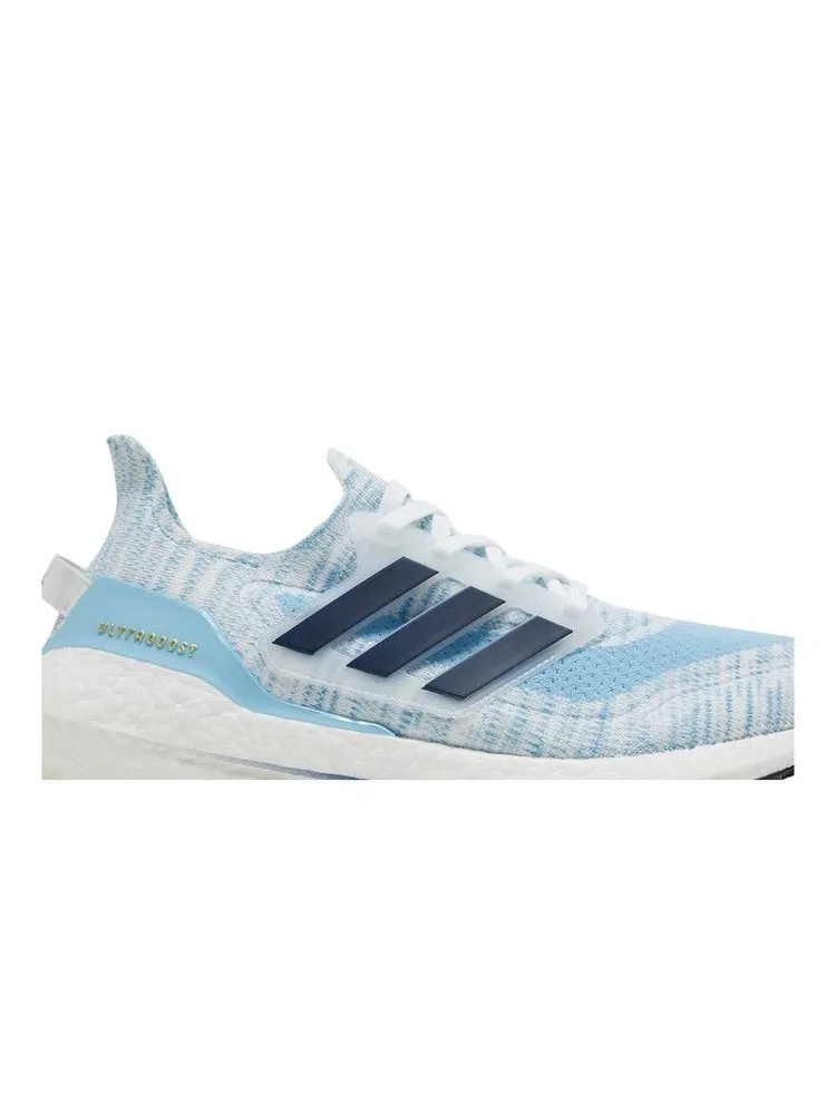 Кроссовки adidas UltraBoost 21 'White Clear Blue' — изображение 3 из 9