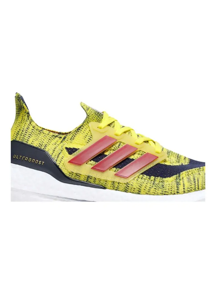 Кроссовки adidas UltraBoost 21 'Bright Yellow Navy' — изображение 3 из 9