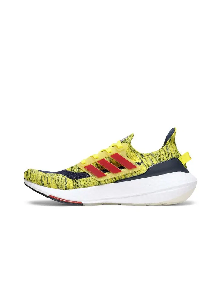 Кроссовки adidas UltraBoost 21 'Bright Yellow Navy' — изображение 4 из 9