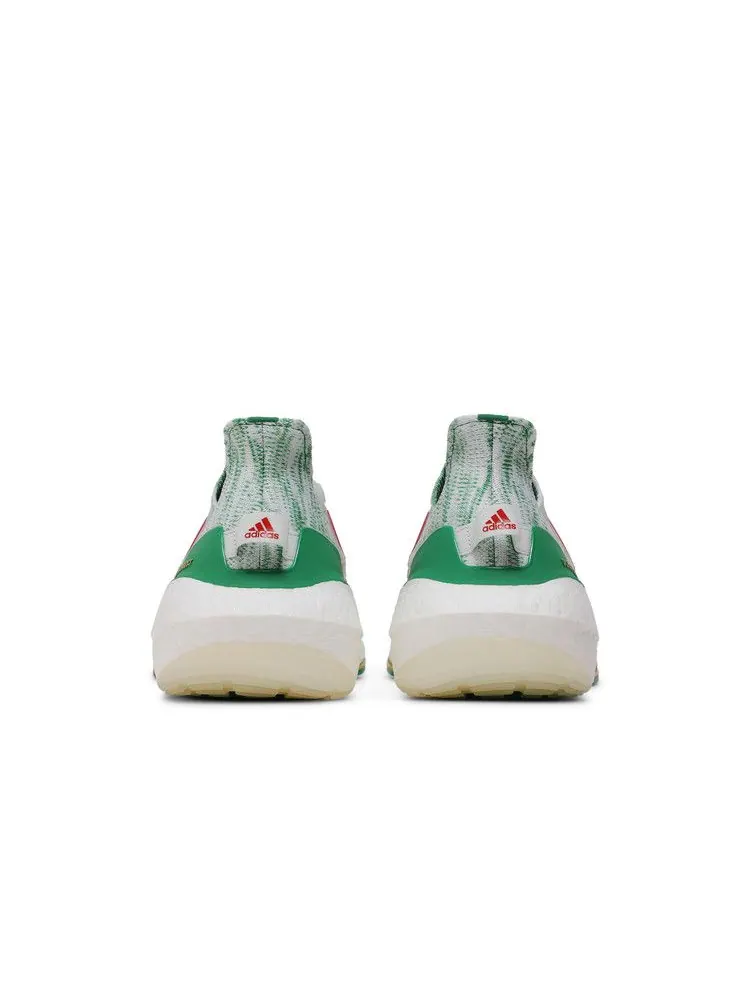 Кроссовки adidas UltraBoost 21 'White Green' — изображение 7 из 9, белый/красный/зеленый