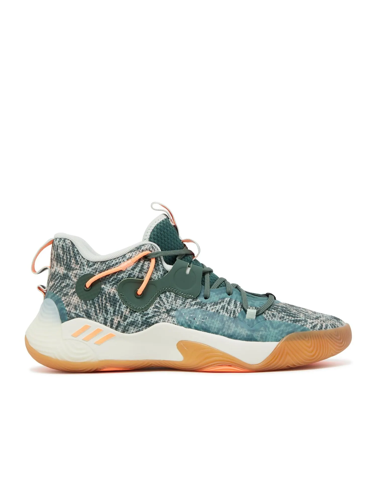 Кроссовки adidas Harden Stepback 3 'Tie-Dye - Green Oxide' — изображение 1 из 4, зеленый
