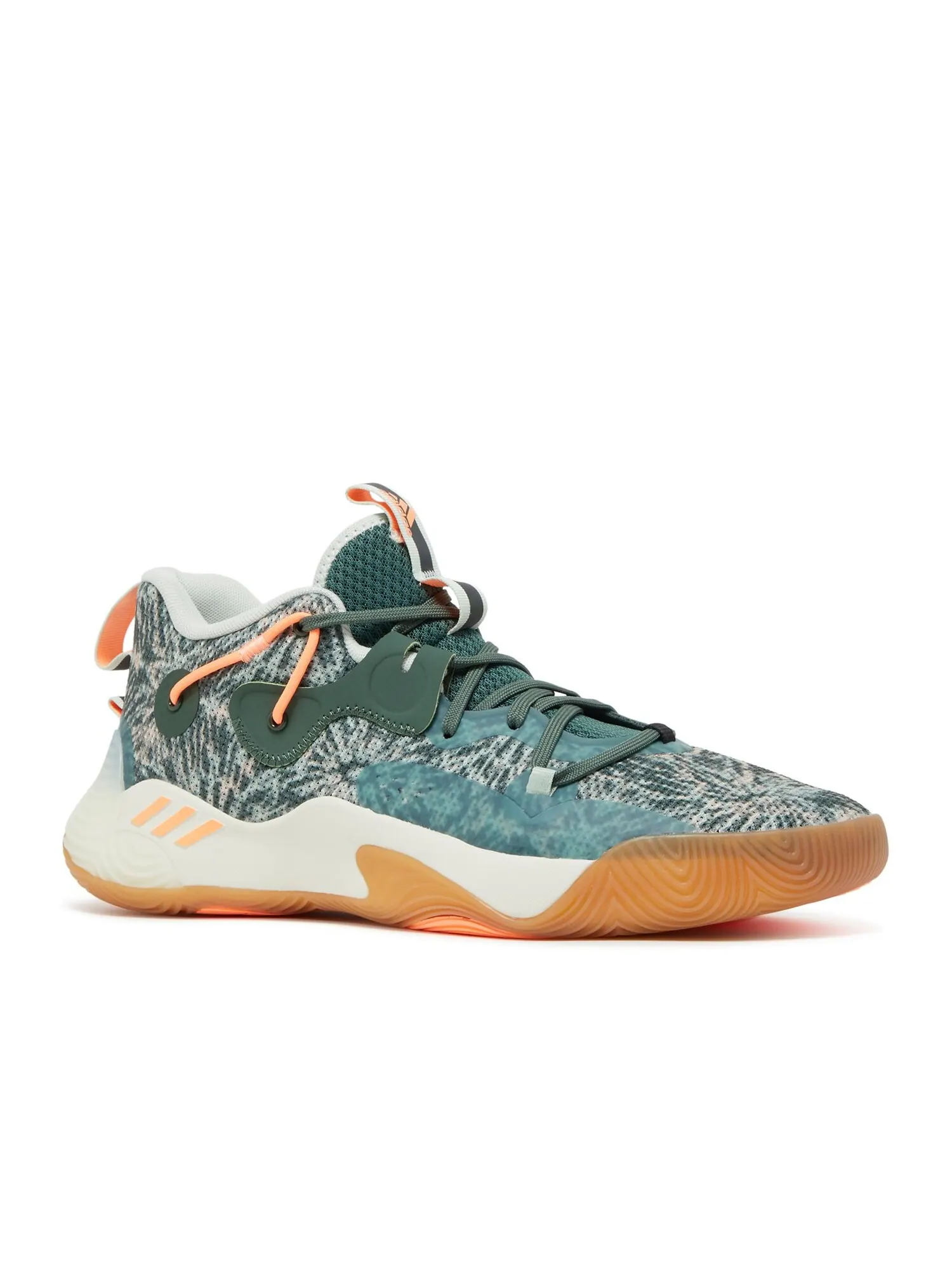 Кроссовки adidas Harden Stepback 3 'Tie-Dye - Green Oxide' — изображение 2 из 4, зеленый