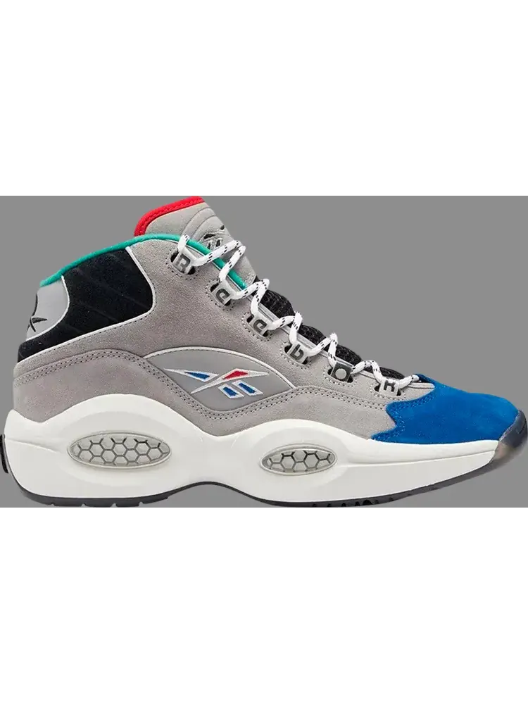 Кроссовки question mid 'draft night' Reebok — изображение 1 из 1, зеленый