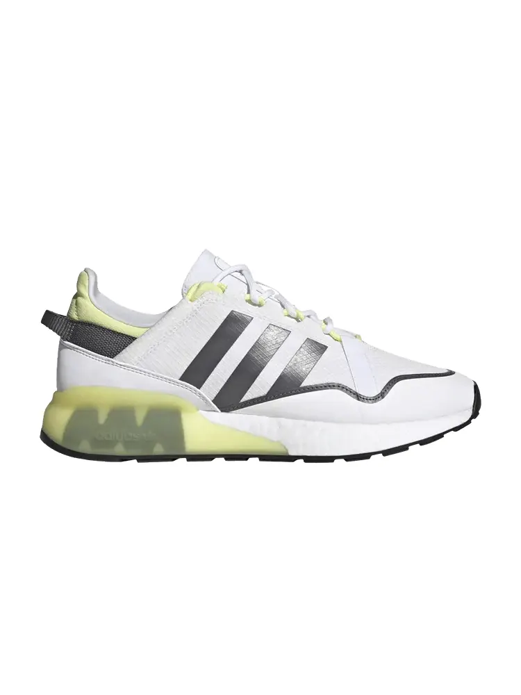 Кроссовки adidas ZX 2K Boost Pure 'White Pulse Yellow' — изображение 1 из 1, белый/серый/желтый