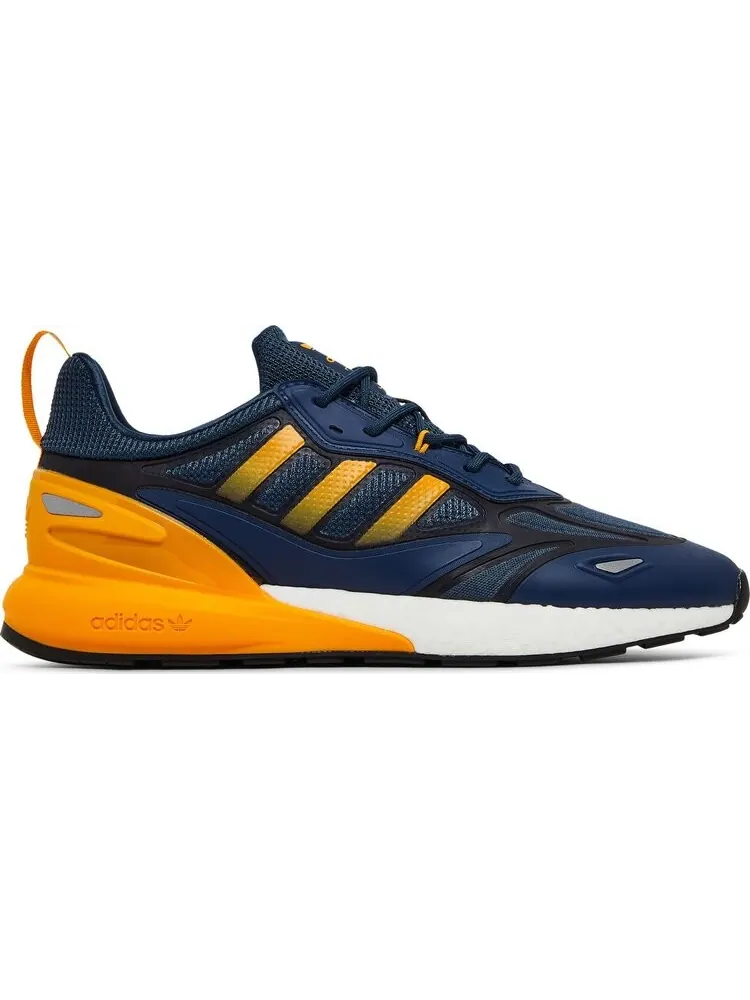 Кроссовки Adidas ZX 2K Boost 2.0 'Crew Blue Semi Solar Gold' — изображение 1 из 8, синий