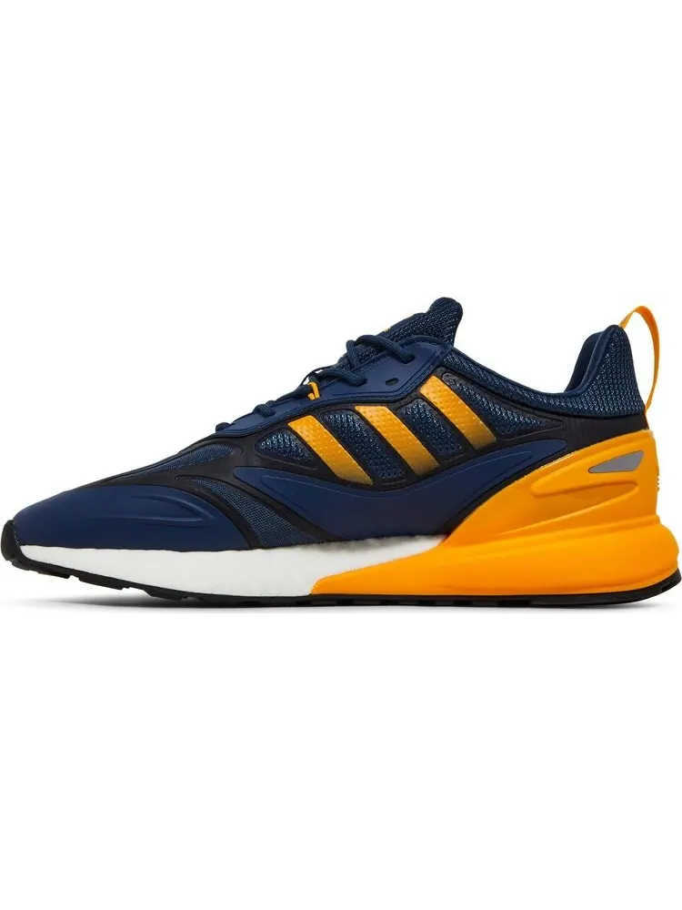 Кроссовки Adidas ZX 2K Boost 2.0 'Crew Blue Semi Solar Gold' — изображение 3 из 8, синий