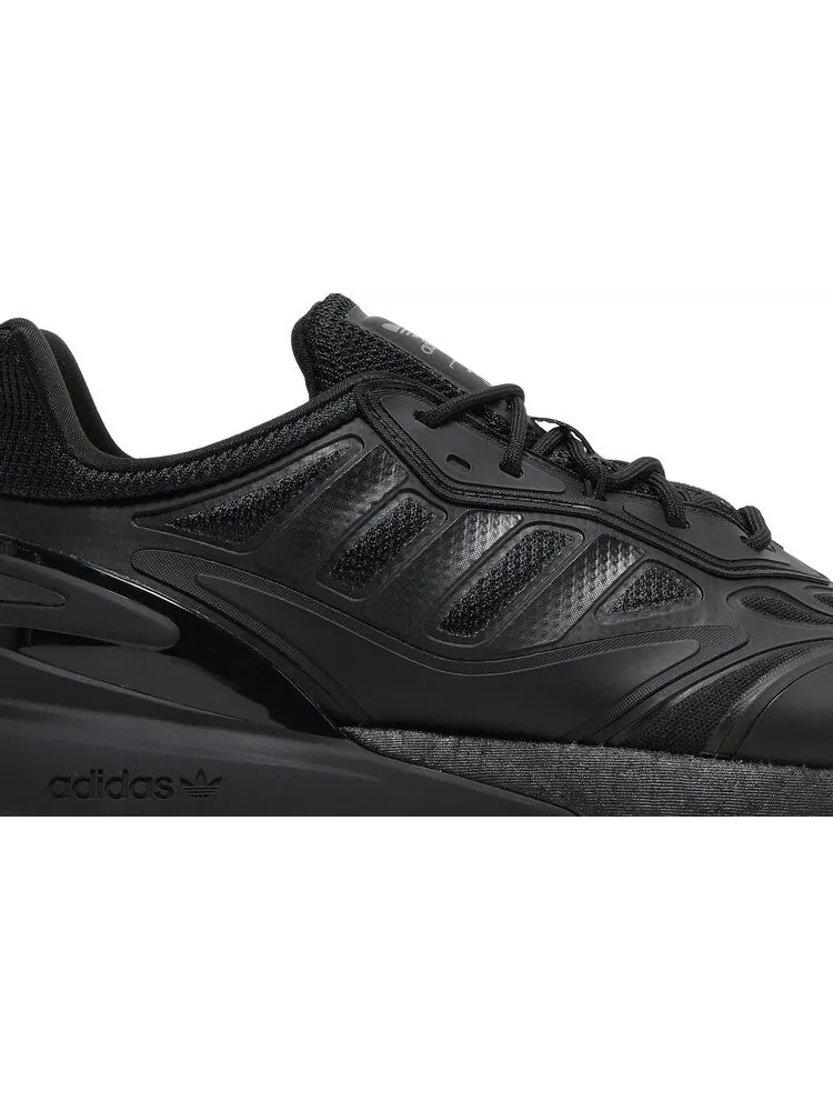 Кроссовки Adidas ZX 2K Boost 2.0 'Triple Black' — изображение 2 из 8, черный