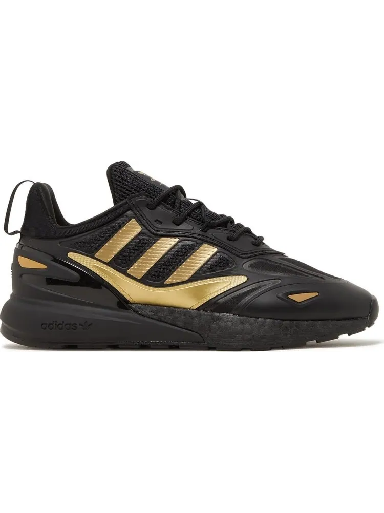 Кроссовки Adidas ZX 2K Boost 2.0 'Black Gold Metallic' — изображение 1 из 8, черный