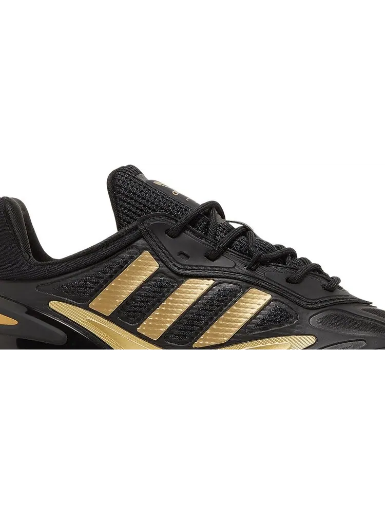 Кроссовки Adidas ZX 2K Boost 2.0 'Black Gold Metallic' — изображение 2 из 8, черный
