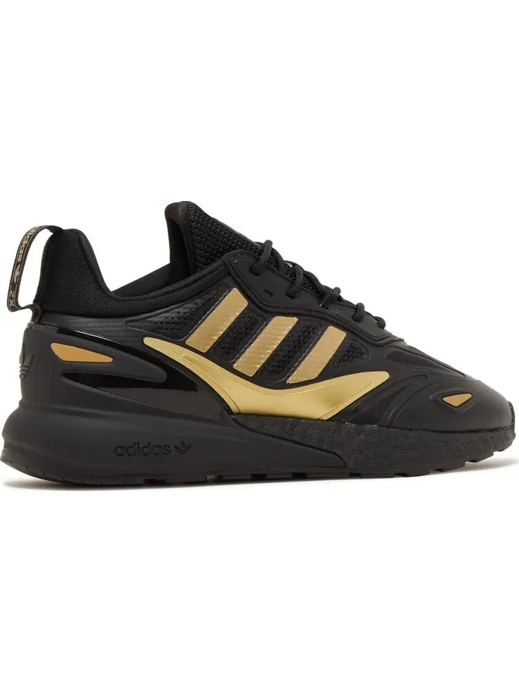 Кроссовки Adidas ZX 2K Boost 2.0 'Black Gold Metallic' — изображение 3 из 8, черный