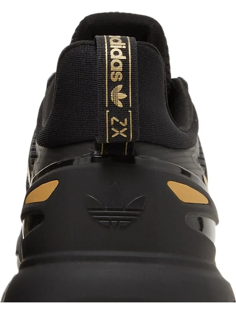 Кроссовки Adidas ZX 2K Boost 2.0 'Black Gold Metallic' — изображение 7 из 8, черный