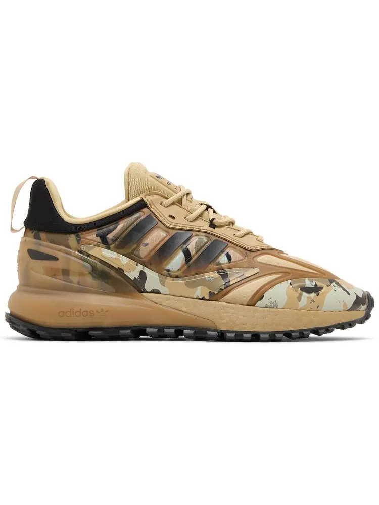 Кроссовки adidas ZX 2K Boost 2.0 Trail 'Camo' — изображение 1 из 8, коричневый