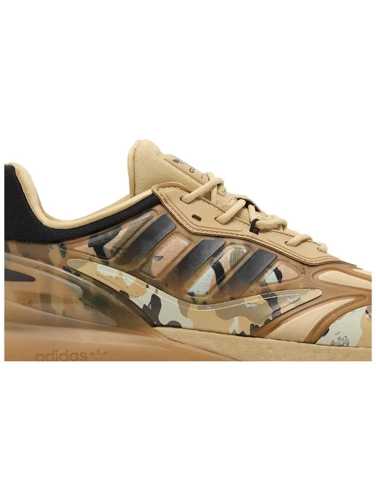 Кроссовки adidas ZX 2K Boost 2.0 Trail 'Camo' — изображение 2 из 8, коричневый