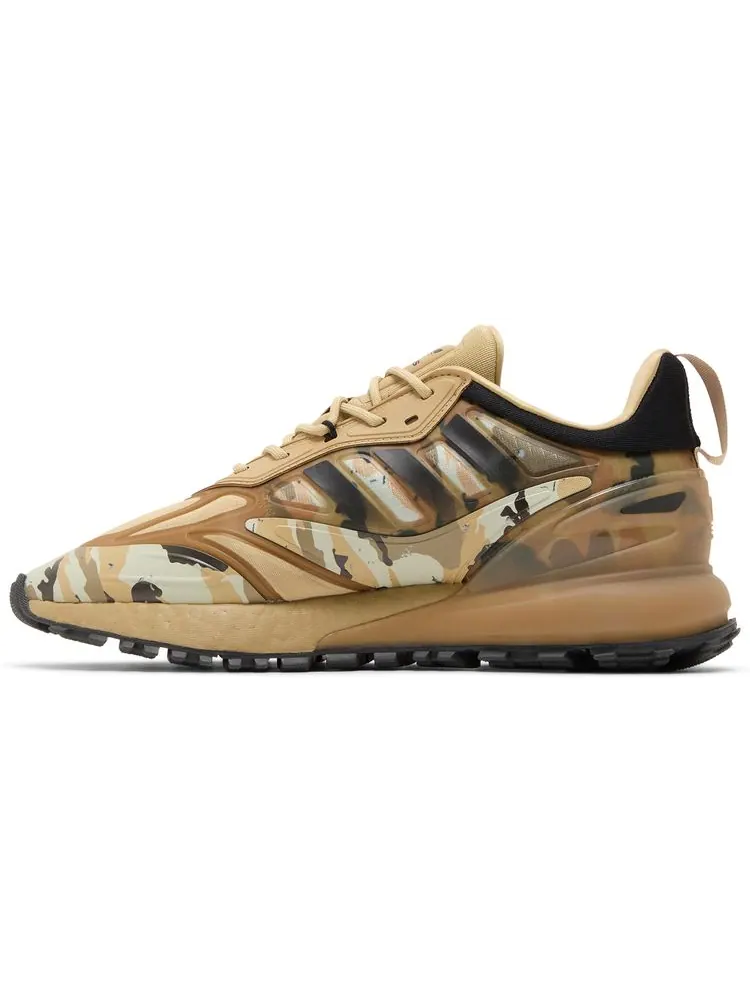 Кроссовки adidas ZX 2K Boost 2.0 Trail 'Camo' — изображение 3 из 8, коричневый