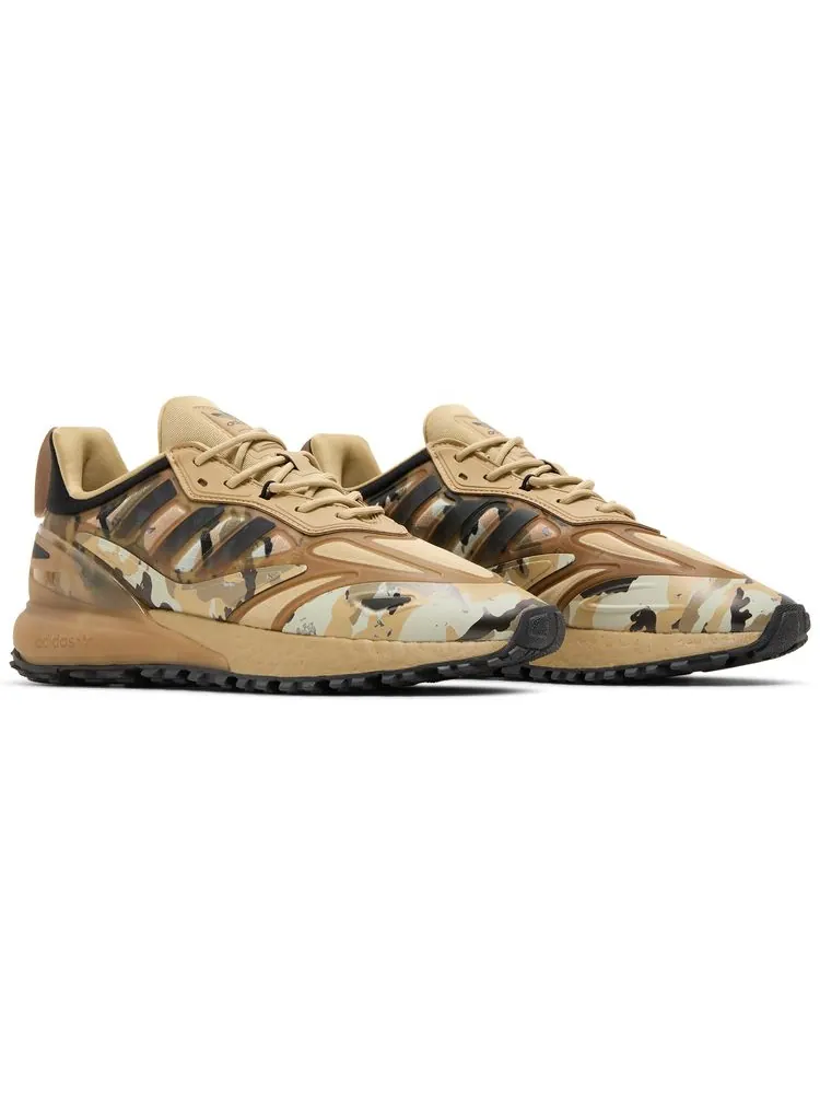 Кроссовки adidas ZX 2K Boost 2.0 Trail 'Camo' — изображение 8 из 8, коричневый