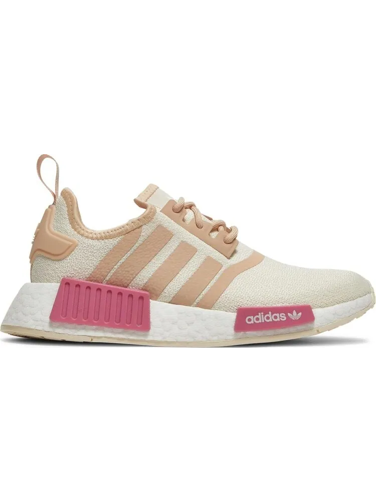 Кроссовки Adidas Wmns NMD_R1 'Wonder White Halo Blush' — изображение 1 из 8, бежевый