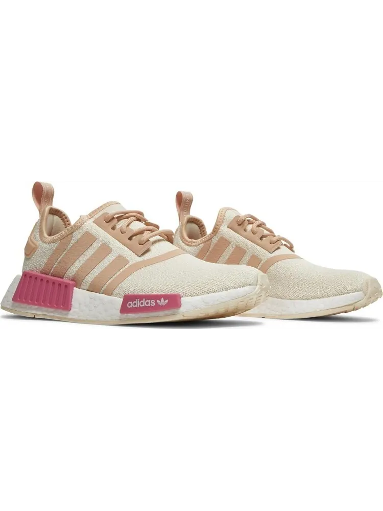 Кроссовки Adidas Wmns NMD_R1 'Wonder White Halo Blush' — изображение 8 из 8, бежевый