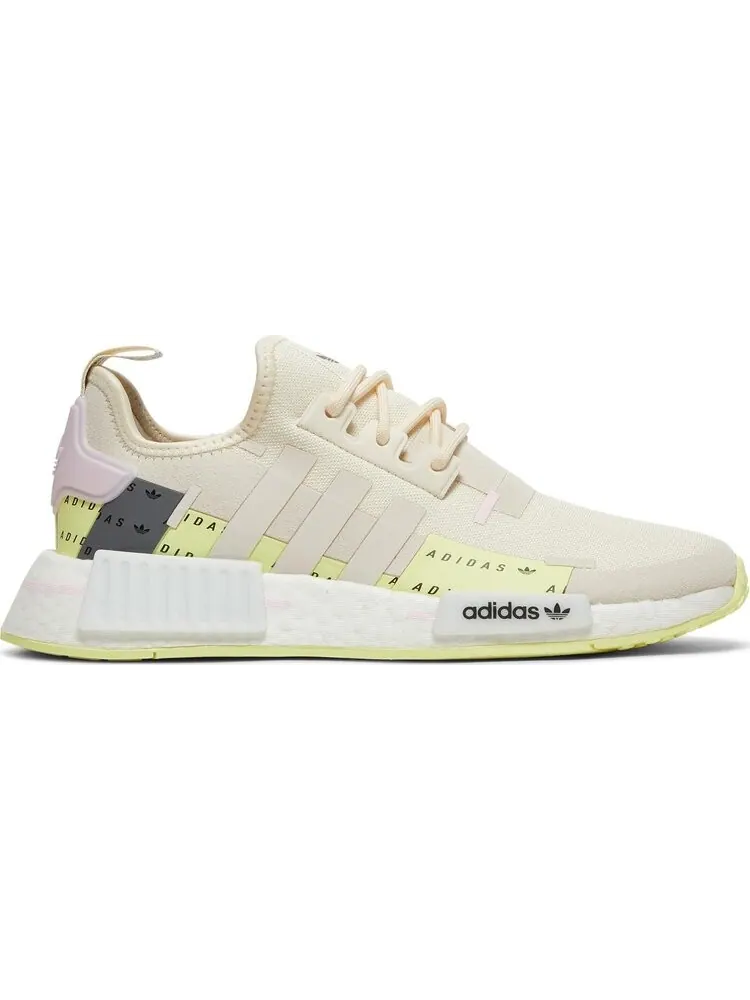 Кроссовки Adidas Wmns NMD_R1 'Wonder White Pulse Yellow' — изображение 1 из 8, бежевый