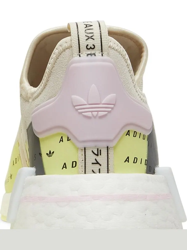 Кроссовки Adidas Wmns NMD_R1 'Wonder White Pulse Yellow' — изображение 7 из 8, бежевый