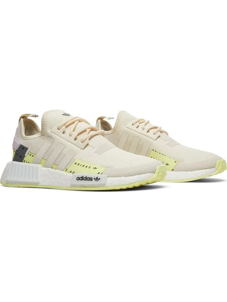 Кроссовки Adidas Wmns NMD_R1 'Wonder White Pulse Yellow' — изображение 8 из 8, бежевый