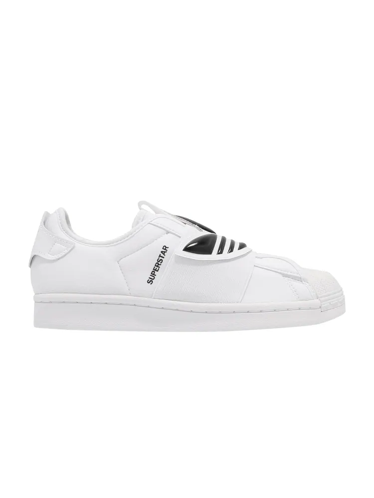 Кроссовки adidas Superstar Slip-On 'Trefoil Band - White Black' — изображение 1 из 1, белый/белый/черный