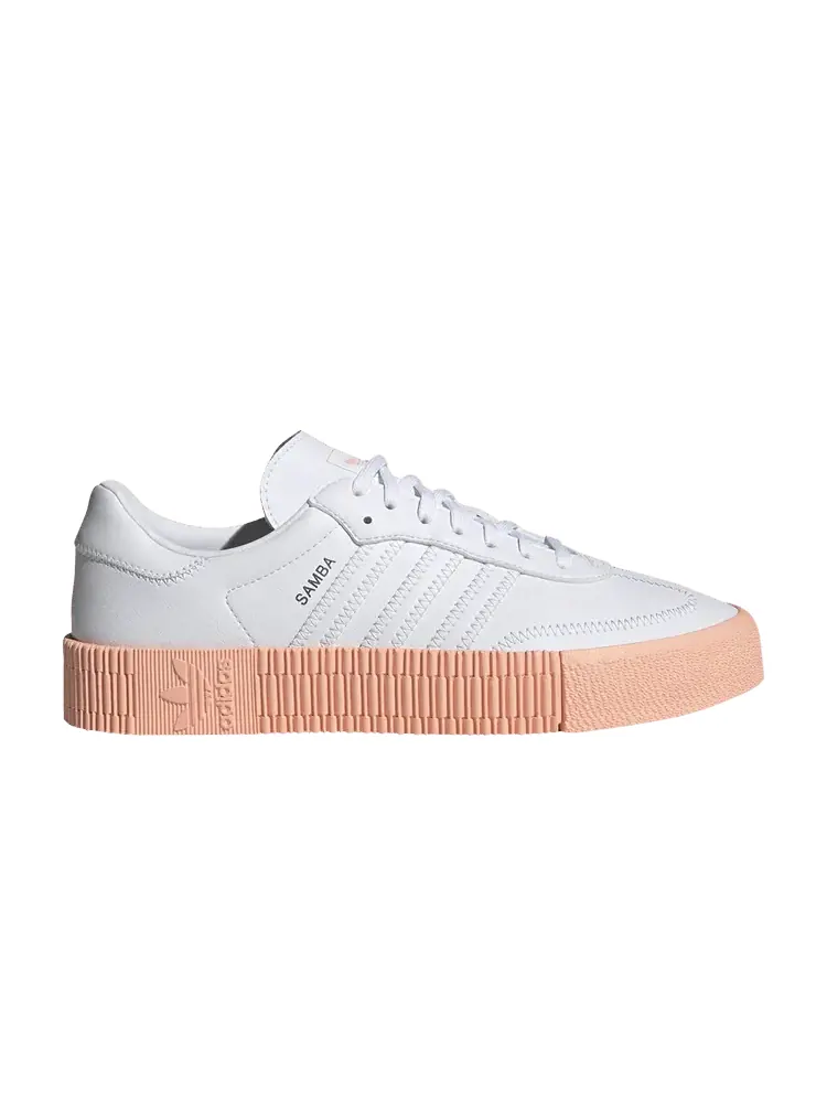 Кроссовки adidas Wmns Sambarose White Glow Pink — изображение 1 из 1, белый розовый