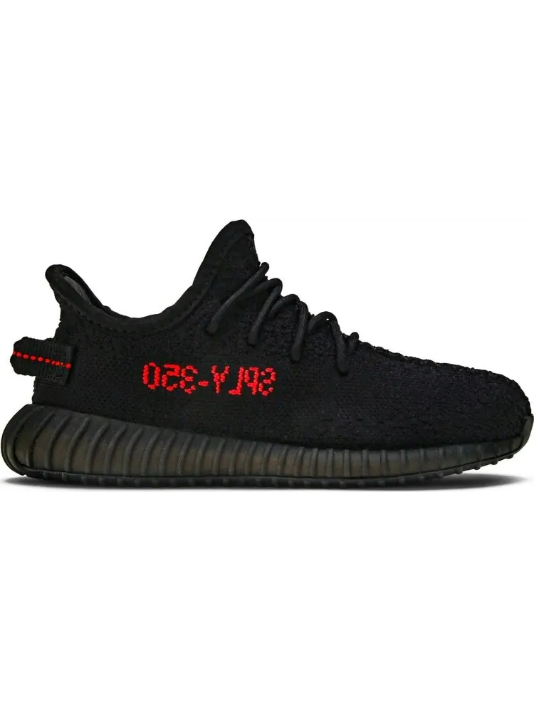Кроссовки Adidas Yeezy Boost 350 V2 Kids 'Bred' — изображение 1 из 8, черный