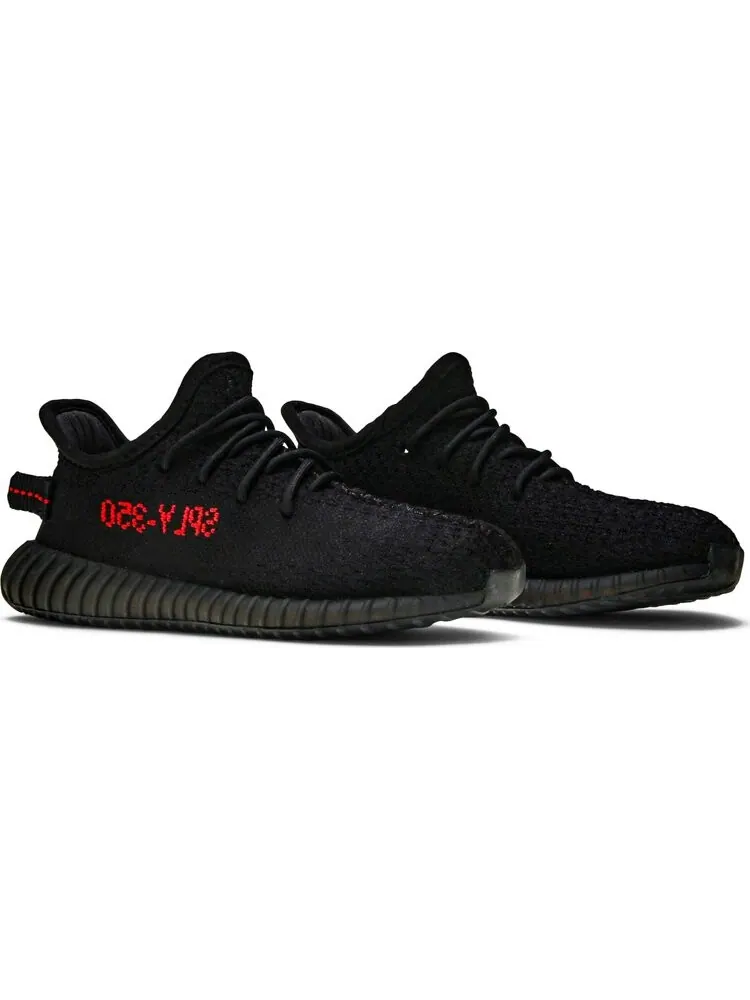 Кроссовки Adidas Yeezy Boost 350 V2 Kids 'Bred' — изображение 8 из 8, черный