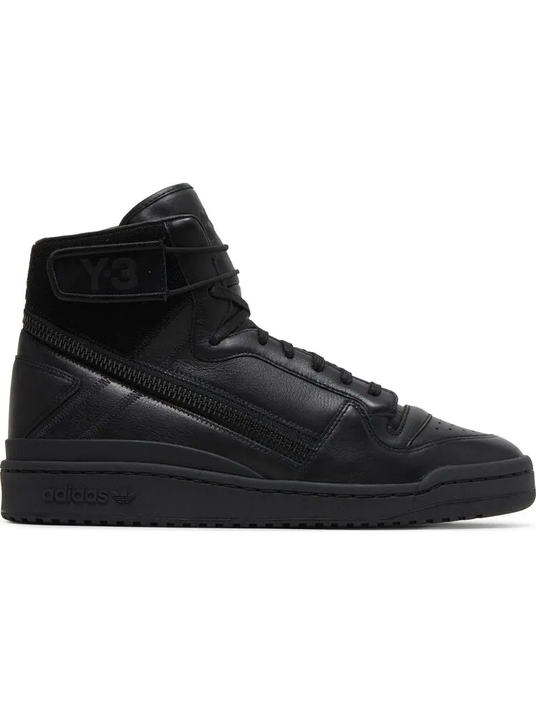 Кроссовки Adidas Y-3 Forum Hi OG 'Triple Black' — изображение 1 из 8, черный