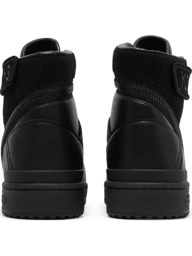 Кроссовки Adidas Y-3 Forum Hi OG 'Triple Black' — изображение 6 из 8, черный