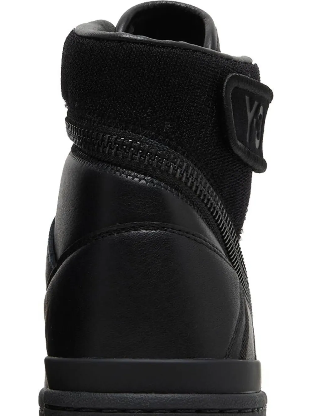 Кроссовки Adidas Y-3 Forum Hi OG 'Triple Black' — изображение 7 из 8, черный
