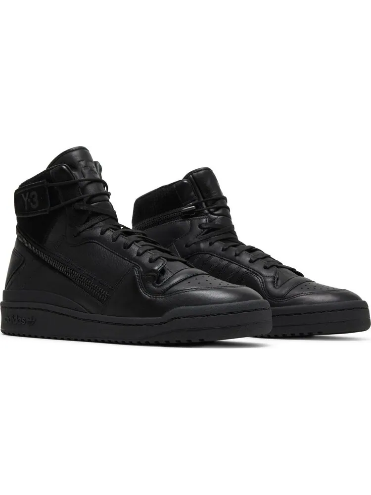 Кроссовки Adidas Y-3 Forum Hi OG 'Triple Black' — изображение 8 из 8, черный